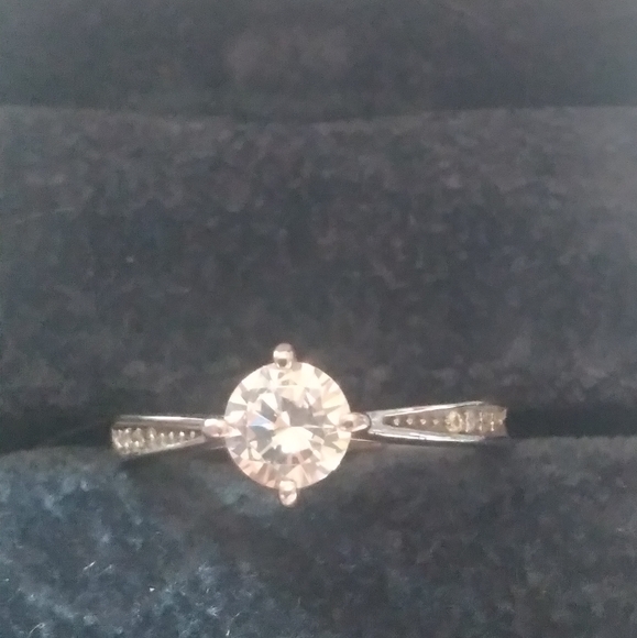 #2 GORGEOUS 925 S/S Square Triple A CZ Engagement Style Ring 😲 - Picture 3 of 15